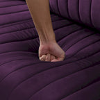Fauteuil d'appoint en velours pour salon, lot de 2