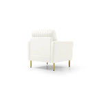 Fauteuil d'appoint en velours pour salon, lot de 2