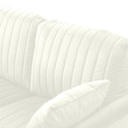 Fauteuil d'appoint en velours pour salon, lot de 2