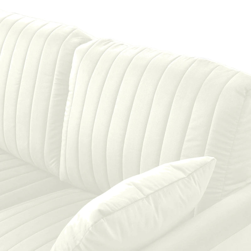 Fauteuil d'appoint en velours pour salon, lot de 2