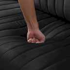 Fauteuil d'appoint en velours pour salon, lot de 2