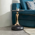 small round side table for small space