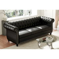 Canapé Chesterfield 3 places moderne Mid-Century 213 cm