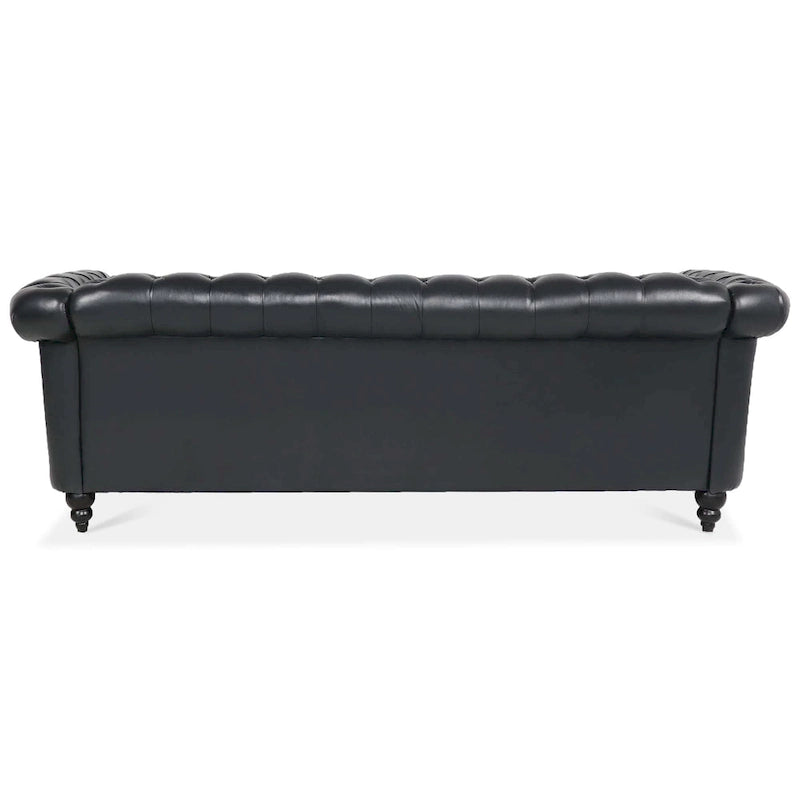 Canapé Chesterfield 3 places moderne Mid-Century 213 cm