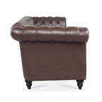 Canapé Chesterfield 3 places moderne Mid-Century 213 cm