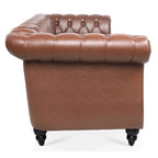 Canapé Chesterfield 3 places moderne Mid-Century 213 cm