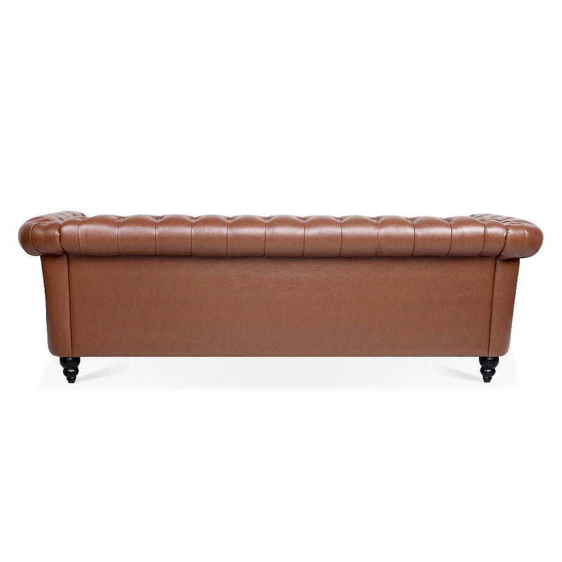 Canapé Chesterfield 3 places moderne Mid-Century 213 cm
