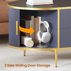 Table basse relevable Compartiment de rangement Porte de grange