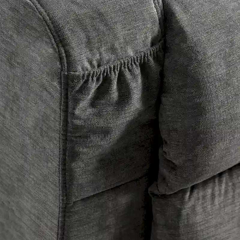 Fauteuil inclinable électrique releveur bleu avec chauffage, massage et ports USB