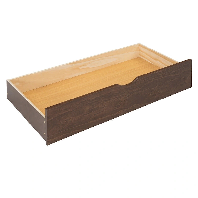 Cadre de lit Queen Size avec lit gigogne Twin XL et 2 grands tiroirs, lit plateforme en bois avec tête de lit et support à lattes