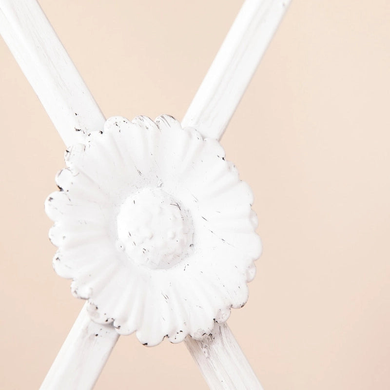 Porte-manteau d'entrée en métal blanc