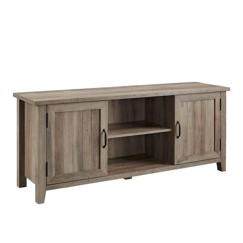 Meuble TV rainuré de 58 pouces
