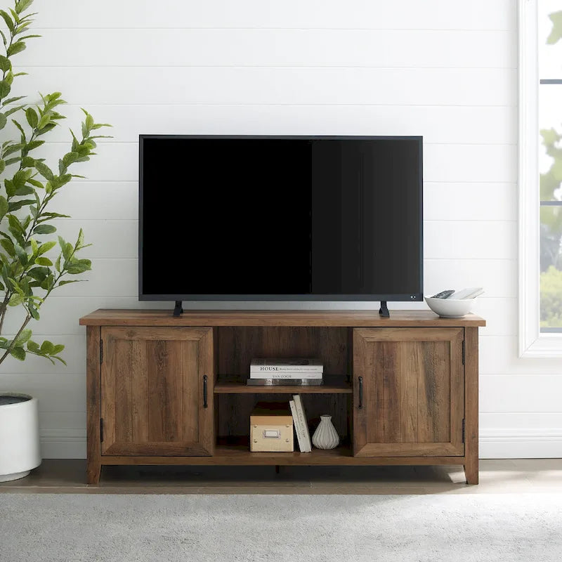 Meuble TV rainuré de 58 pouces