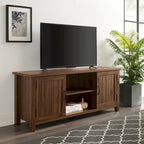 Meuble TV rainuré de 58 pouces
