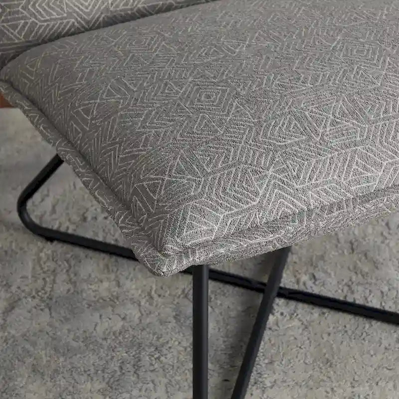 Fauteuil d'appoint capitonné