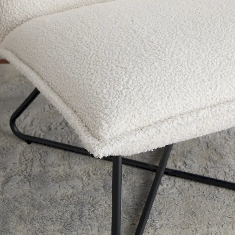 Fauteuil d'appoint capitonné