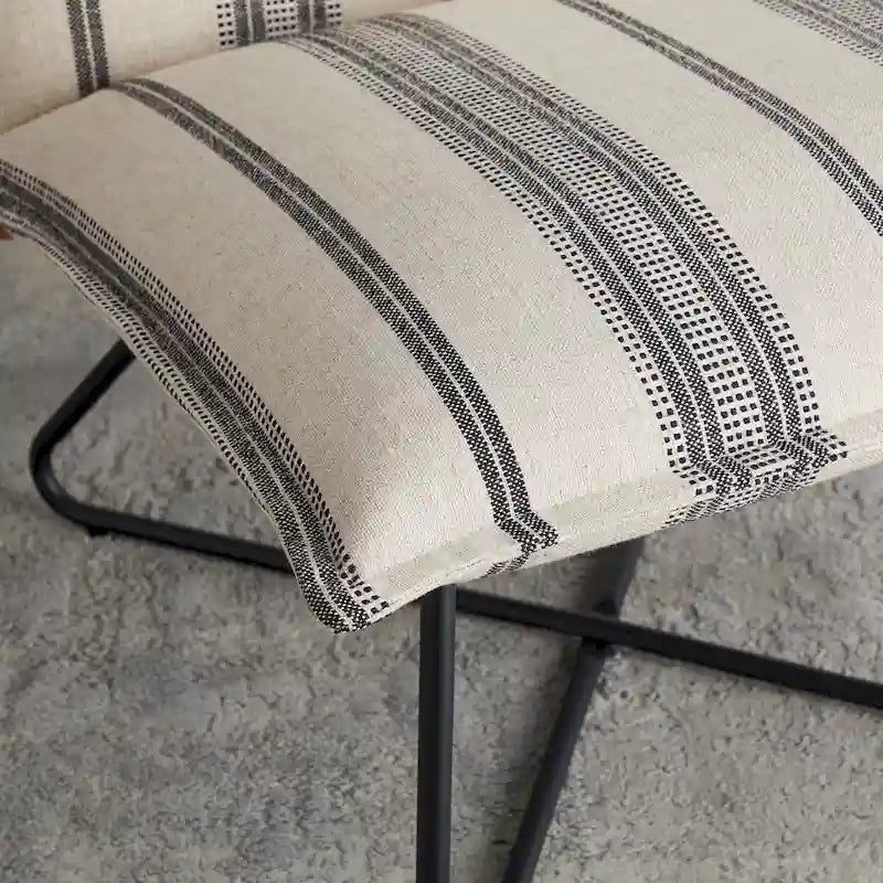 Fauteuil d'appoint capitonné