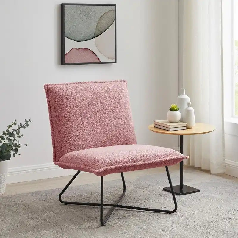 Fauteuil d'appoint capitonné