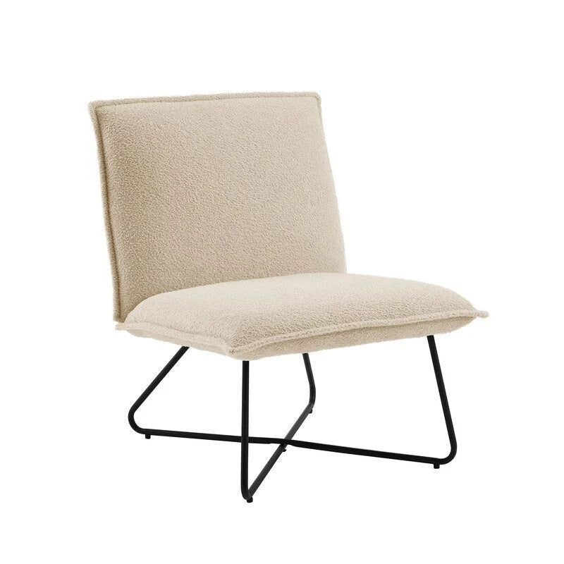 Fauteuil d'appoint capitonné