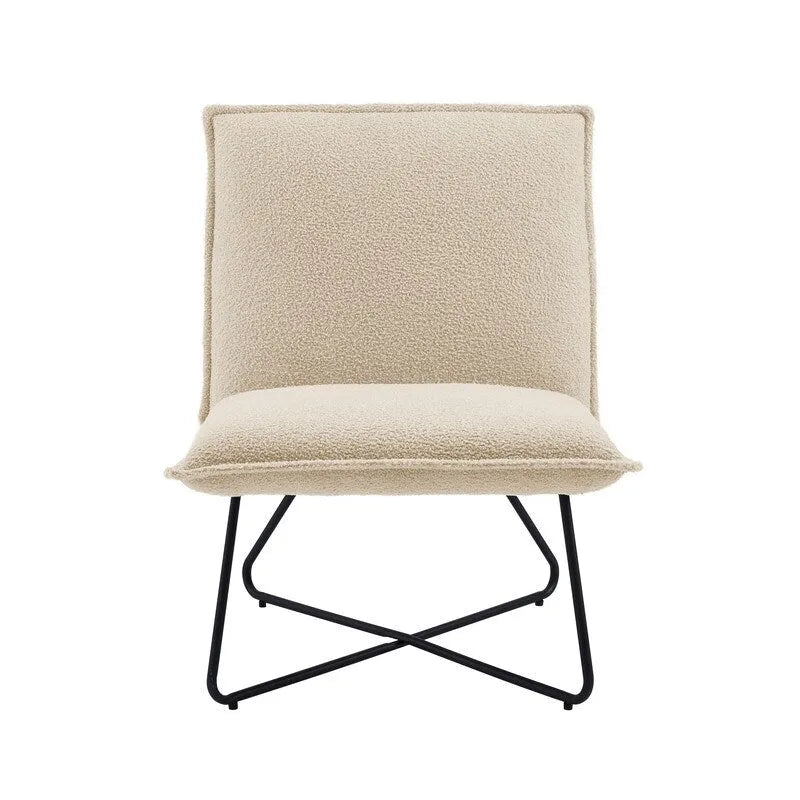 Fauteuil d'appoint capitonné