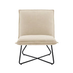 Fauteuil d'appoint capitonné