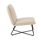 Fauteuil d'appoint capitonné
