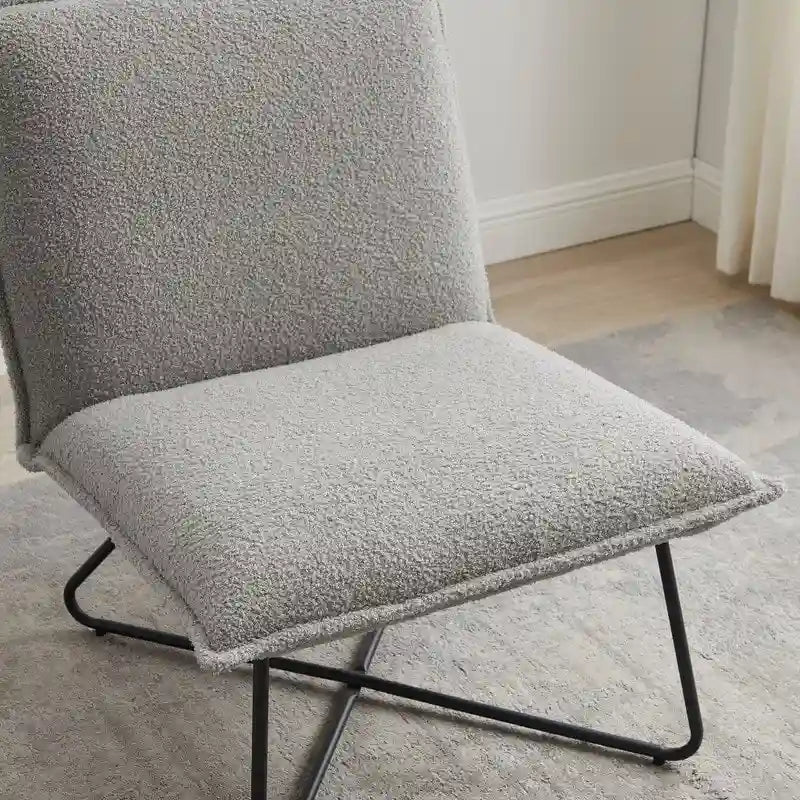 Fauteuil d'appoint capitonné