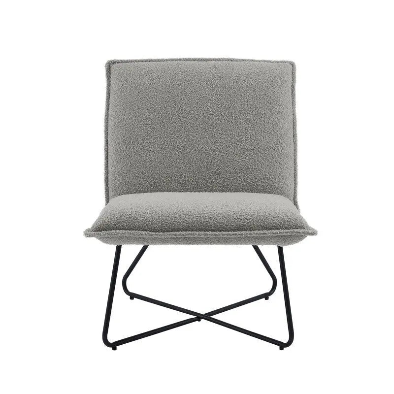 Fauteuil d'appoint capitonné