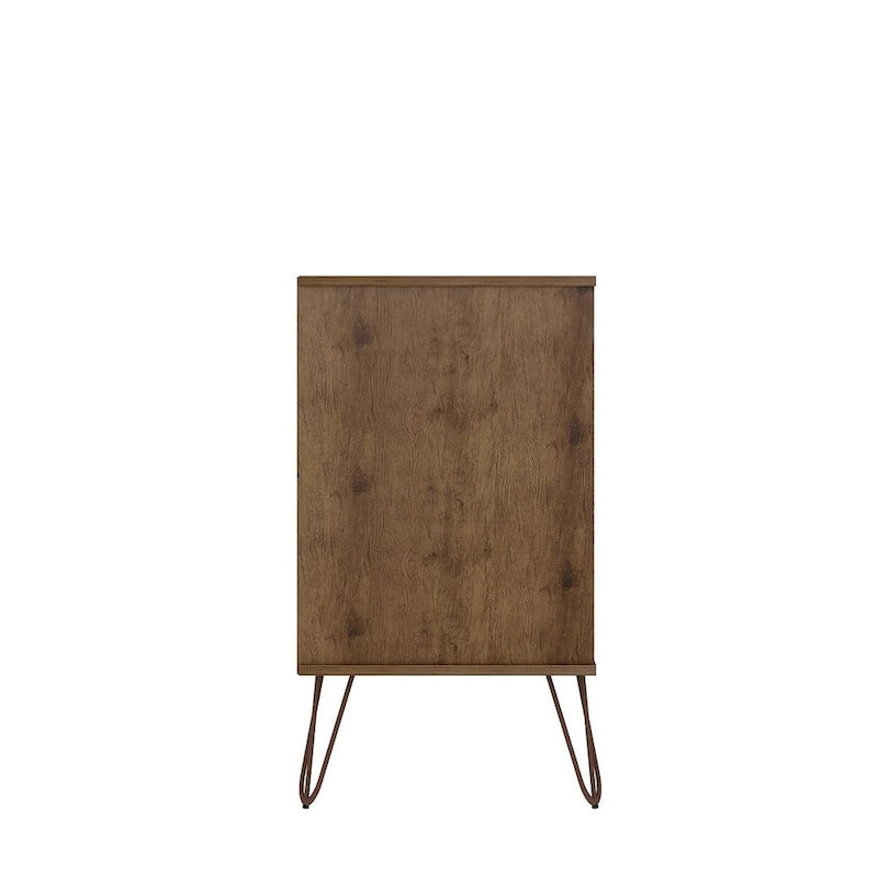 Commode basse à 6 tiroirs avec pieds en métal