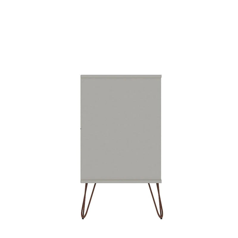 Commode basse à 6 tiroirs avec pieds en métal
