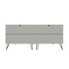 Commode basse à 6 tiroirs avec pieds en métal