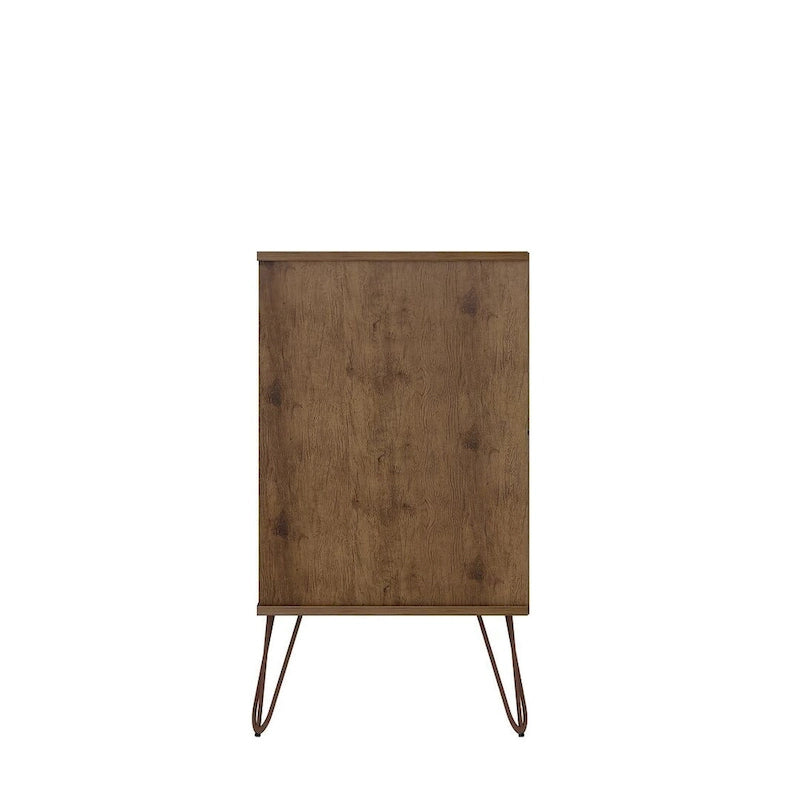 Commode basse à 6 tiroirs avec pieds en métal