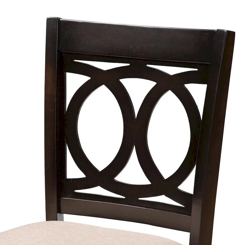 Ensemble de 2 tabourets de bar modernes et contemporains