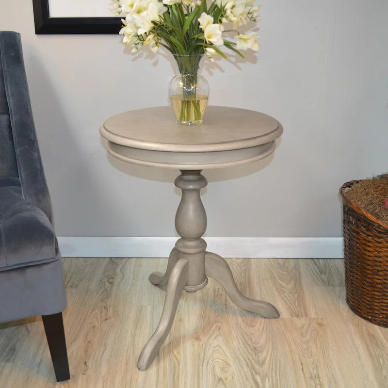 Table d'appoint avec pied piédouche tourné