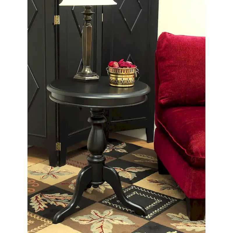 Table d'appoint avec pied piédouche tourné