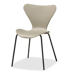 Ensemble de 4 chaises de salle à manger modernes et contemporaines en plastique/métal
