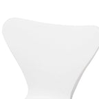 Ensemble de 4 chaises de salle à manger modernes et contemporaines en plastique/métal