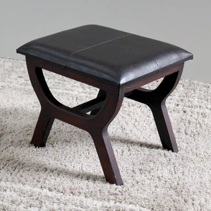 Tabouret de coiffeuse rectangulaire