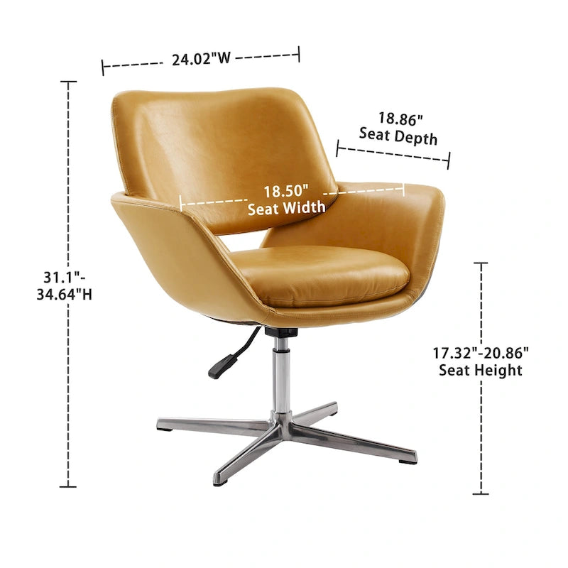 Fauteuil de bureau moderne pivotant et réglable