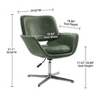 Fauteuil de bureau moderne pivotant et réglable