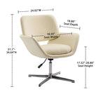 Fauteuil de bureau moderne pivotant et réglable