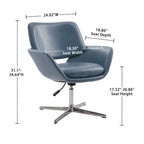 Fauteuil de bureau moderne pivotant et réglable