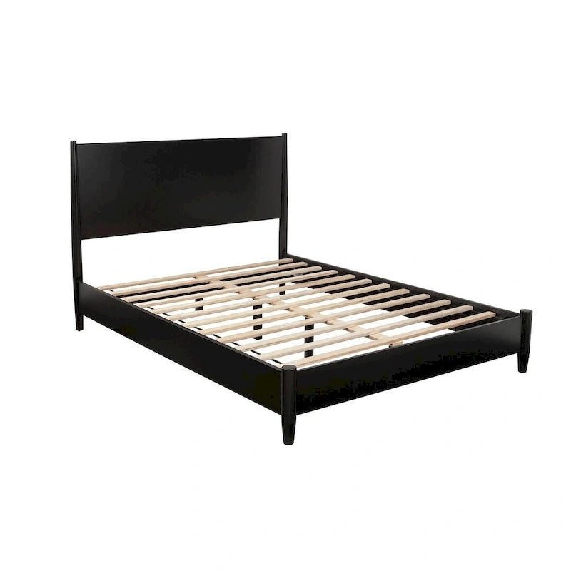 Lit plateforme, noir