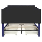Lit plateforme Art Déco avec rangement 4 tiroirs