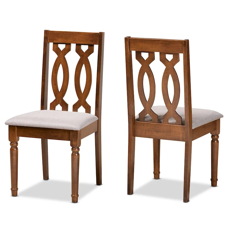 Ensemble de 2 chaises de salle à manger modernes et contemporaines