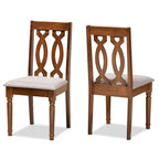 Ensemble de 2 chaises de salle à manger modernes et contemporaines