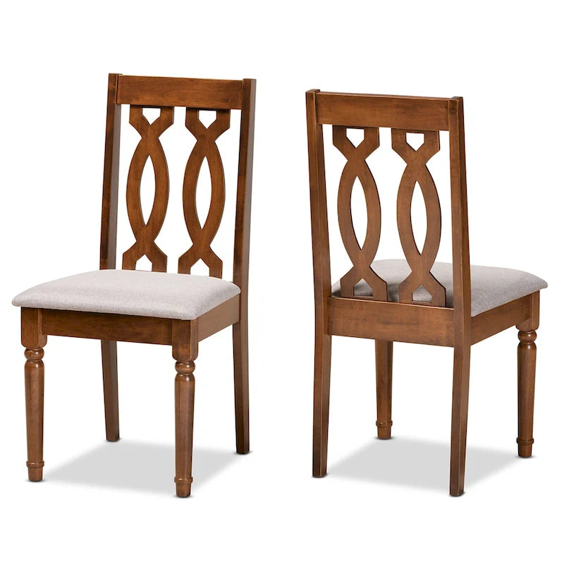 Ensemble de 2 chaises de salle à manger modernes et contemporaines