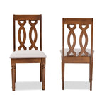 Ensemble de 2 chaises de salle à manger modernes et contemporaines