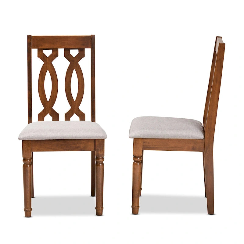 Ensemble de 2 chaises de salle à manger modernes et contemporaines