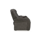 Causeuse inclinable électrique avec console – 74 larg. x 43 prof. x 43 haut.